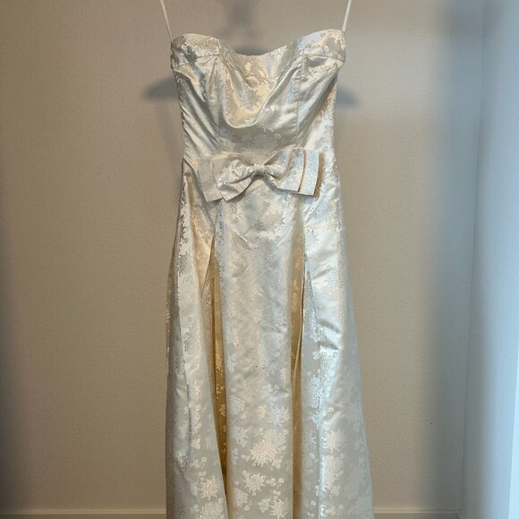 Vintage 60s Silk Dress - Picture 5 of 9